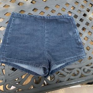 F21 high waisted pinup style shorts sz 27